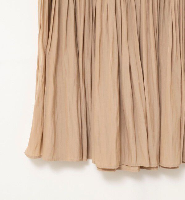 NOLLEY'S「ウォッシャブルカッセンギャザーマキシスカート」|フレア|