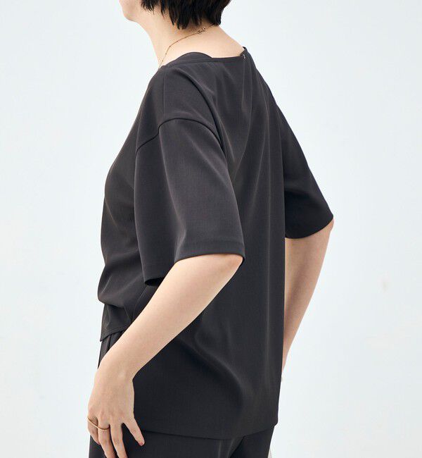 NOLLEY'S「《セットアップ対応》ウォッシャブルイージーツイルTブラウス」|シャツ・ブラウス|