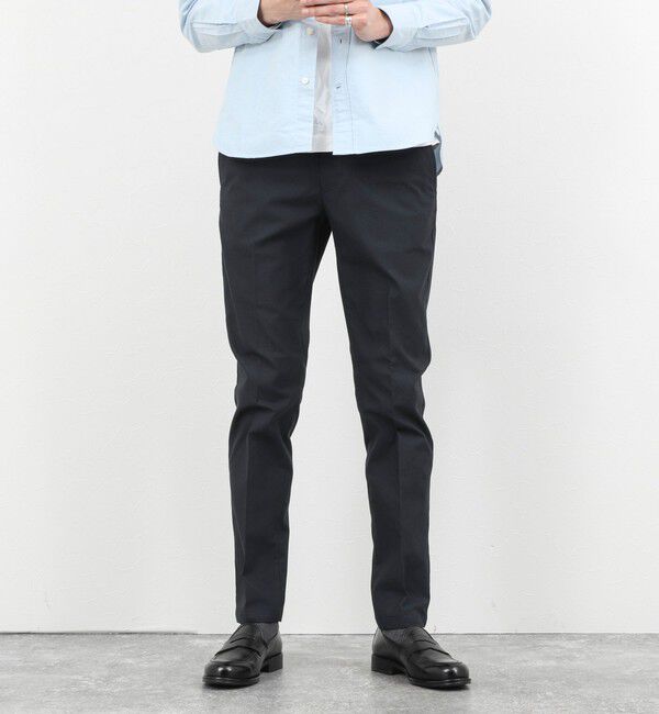 NOLLEY'S goodman「《ビジカジ対応》綿麻COOLMAX スリムフィットパンツ 26SS」|チノ|