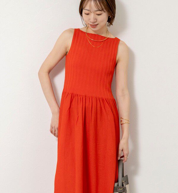 NOLLEY'S sophi「【WALANCE/ワランス】paper rib knit dress」|ワンピース|