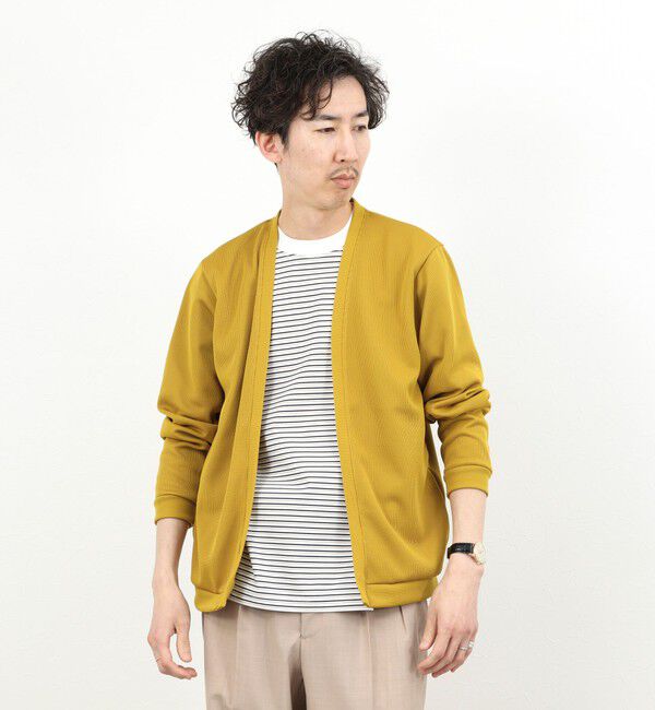 NOLLEY'S goodman「針抜きジャージ ボタンレスカーディガン 26SS」|カーディガン|