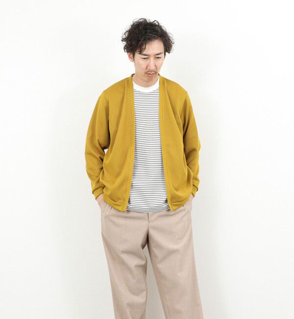 NOLLEY'S goodman「針抜きジャージ ボタンレスカーディガン 26SS」|カーディガン|