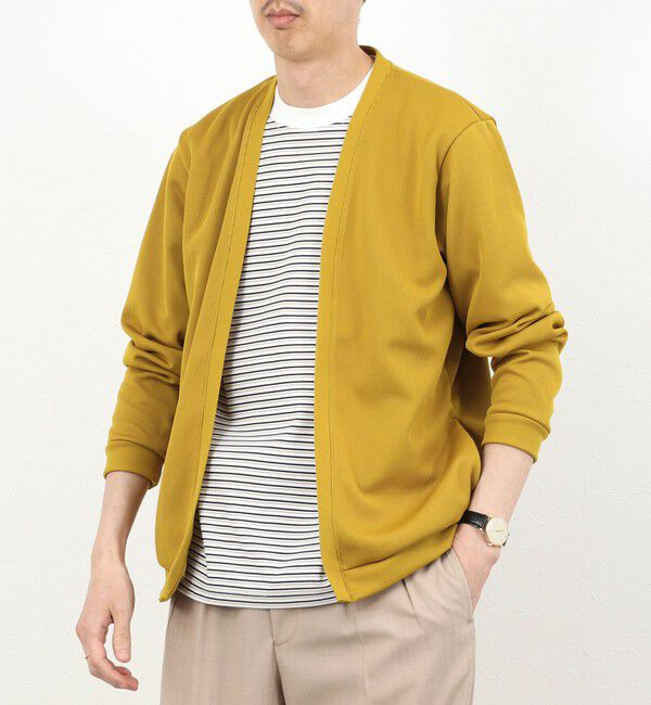 NOLLEY'S goodman「針抜きジャージ ボタンレスカーディガン 26SS」|カーディガン|