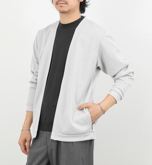 NOLLEY'S goodman「針抜きジャージ ボタンレスカーディガン 26SS」|カーディガン|