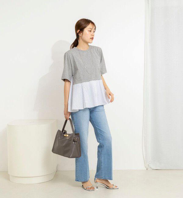 NOLLEY'S「【TRRAZZO DONNA/トラッゾドンナ】Docking Flare Top」|Tシャツ・カットソー|