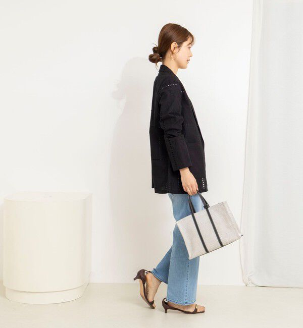 NOLLEY'S「ウォッシャブルレースジャケット」|テーラードジャケット|