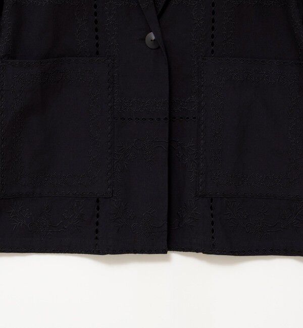 NOLLEY'S「ウォッシャブルレースジャケット」|テーラードジャケット|