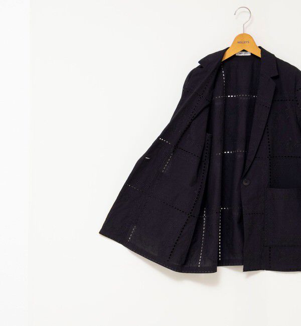 NOLLEY'S「ウォッシャブルレースジャケット」|テーラードジャケット|