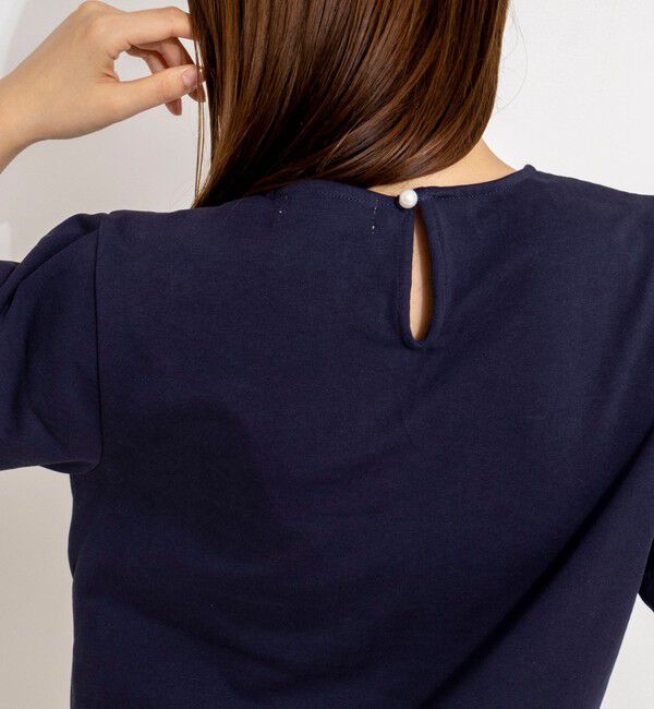 NOLLEY'S「ウォッシャブル裾フリルカットプルオーバー」|Tシャツ・カットソー|