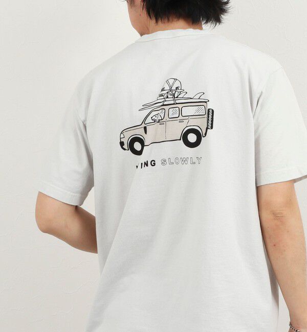 NOLLEY'S goodman「別注 SLOWLY WAGON バックプリントTシャツ 26SS」|Tシャツ・カットソー|
