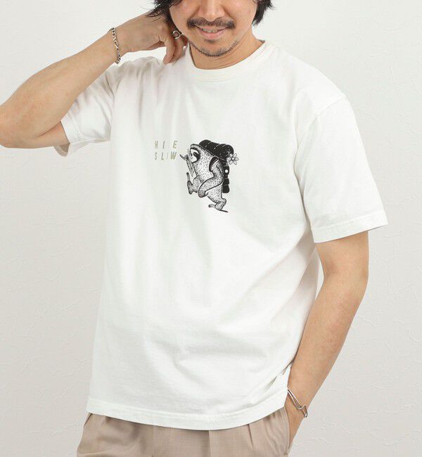 NOLLEY'S goodman「別注 ナマケモノ プリントTシャツ 26SS」|Tシャツ・カットソー|