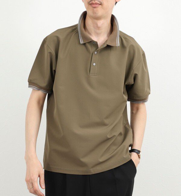 NOLLEY'S goodman「【TAION/タイオン】NON DOWN BASIC JERSEY HARF SLEEVE POLO 26SS」|ポロシャツ|