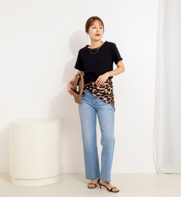 NOLLEY'S「ウォッシャブルバックデザインリブＴシャツ」|Tシャツ・カットソー|