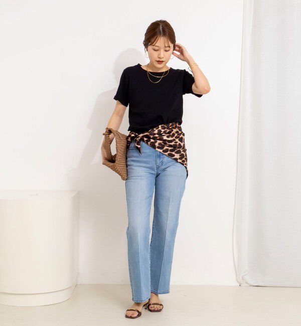 NOLLEY'S「ウォッシャブルバックデザインリブＴシャツ」|Tシャツ・カットソー|