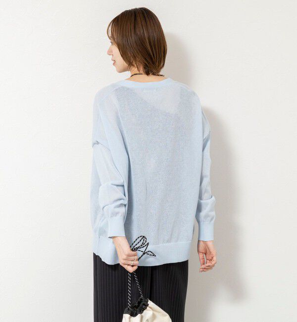 NOLLEY'S「《手洗い可能》コットンセルロース2WAYリラックスカーデ」|カーディガン|