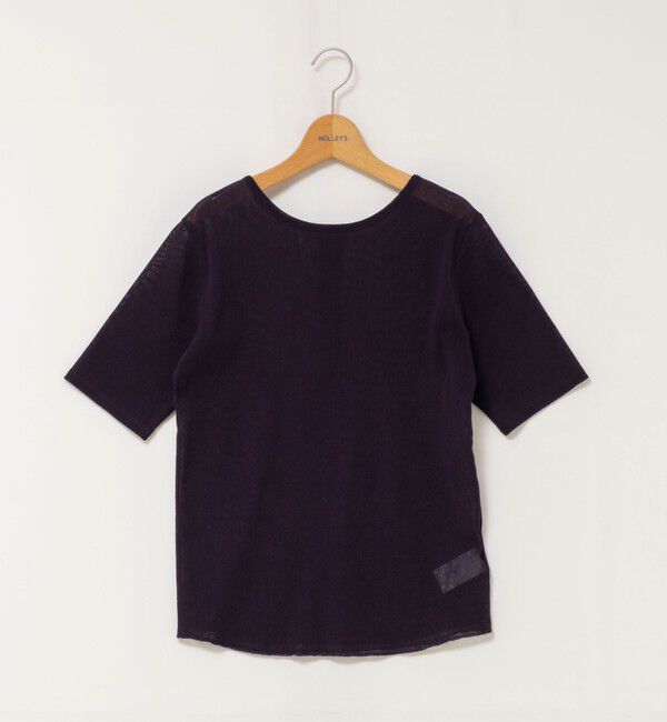 NOLLEY'S「ウォッシャブルコットンチュールバックヘンリー2WAYプルオーバー」|Tシャツ・カットソー|