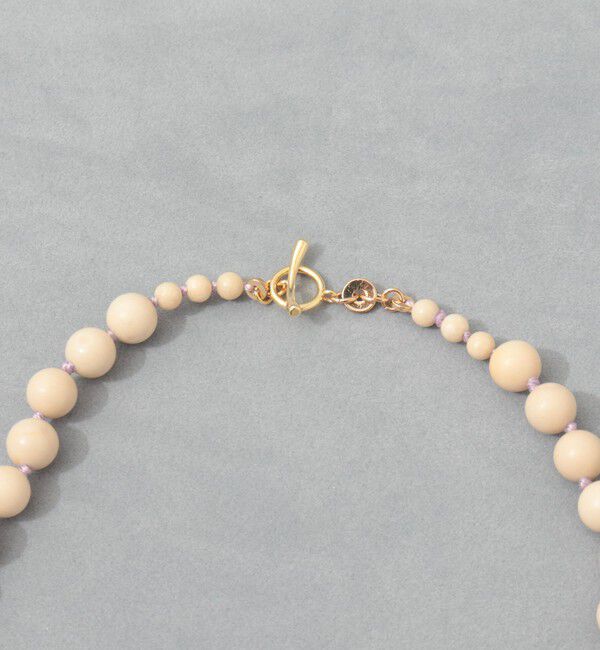 grace grace「【grace grace/グラスグラス】カラーヤーンノット天然石ネックレス」|ネックレス|