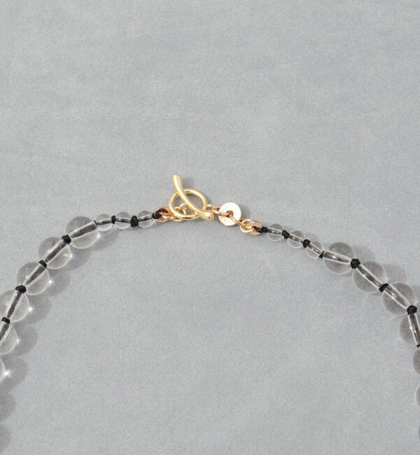 grace grace「【grace grace/グラスグラス】カラーヤーンノット天然石ネックレス」|ネックレス|