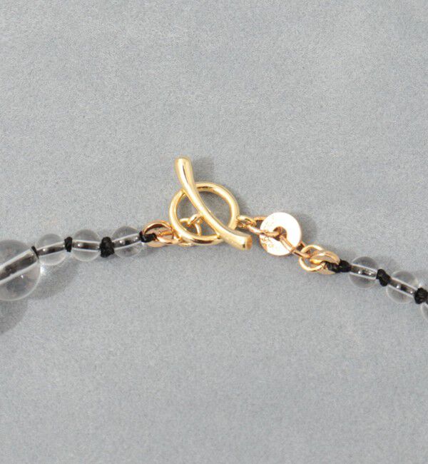 grace grace「【grace grace/グラスグラス】カラーヤーンノット天然石ネックレス」|ネックレス|