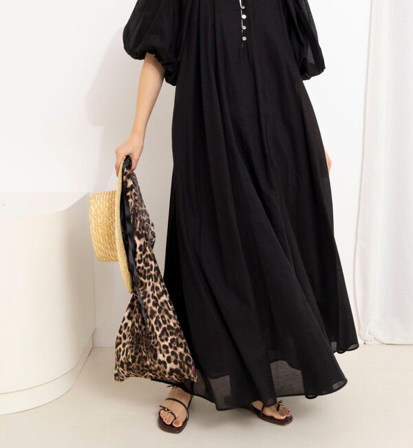 NOLLEY'S「ウォッシャブルハンドスモックバルーン袖ワンピース」|ワンピース|