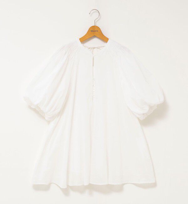 NOLLEY'S「ウォッシャブルハンドスモックバルーン袖ブラウス」|シャツ・ブラウス|
