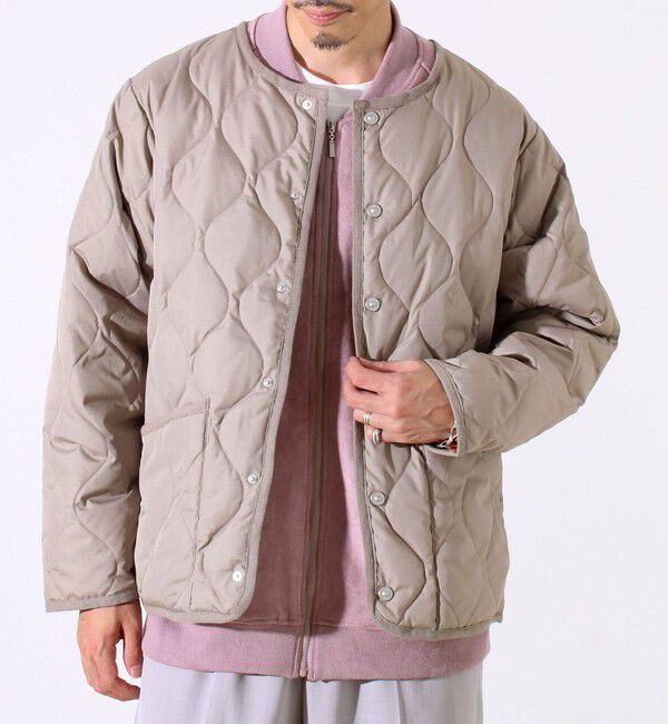 GLOSTER「【GLOSTER別注】TAION ミリタリー クルーネック ライナージャケット」|ダウン|