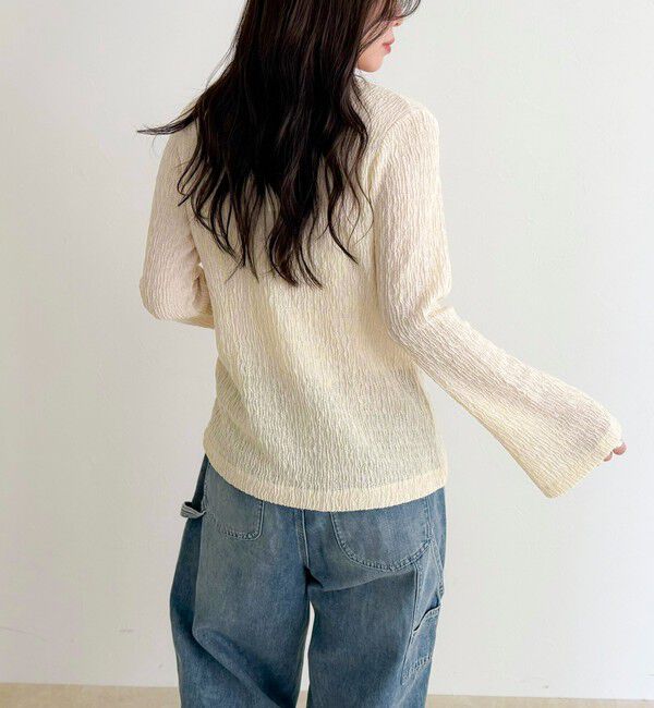 fredy emue「シャーリングカットブラウス」|Tシャツ・カットソー|