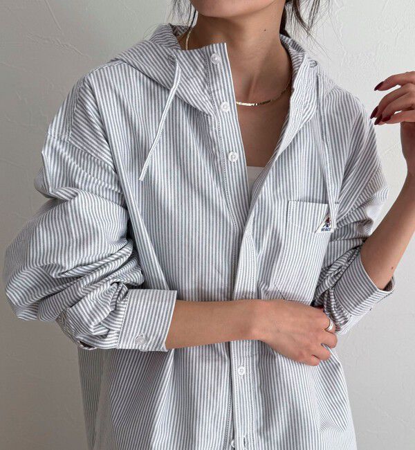 fredy emue「【GEVACO/ゲバコ】フーディシャツ」|シャツ・ブラウス|ブラック系その他