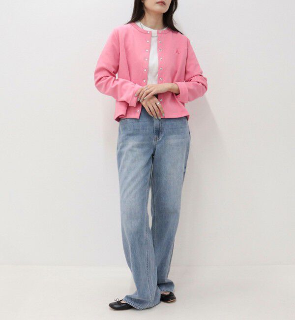 fredy emue「ドット釦ポンチカーディガン」|カーディガン|