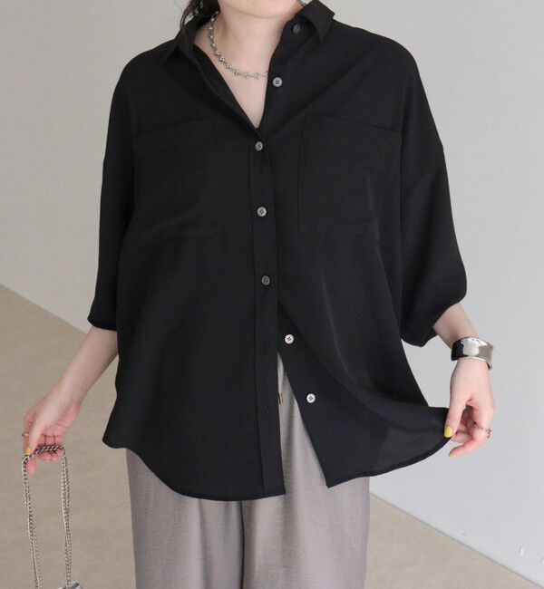 fredy emue「とろみカシュクールシャツ」|シャツ・ブラウス|