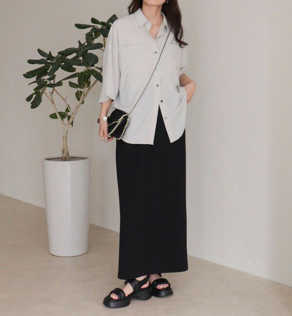 fredy emue「とろみカシュクールシャツ」|シャツ・ブラウス|