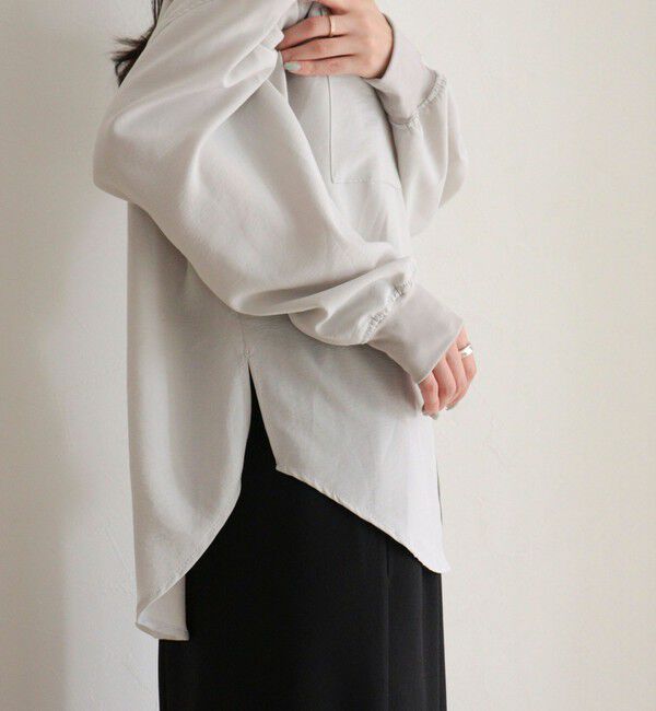 fredy emue「とろみカシュクールシャツ」|シャツ・ブラウス|