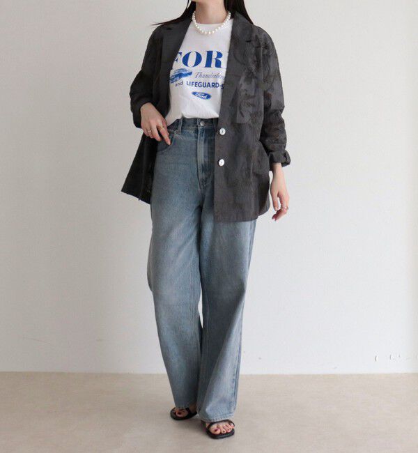 fredy emue「【MADE IN INDIA】シアー刺繍ジャケット」|テーラードジャケット|