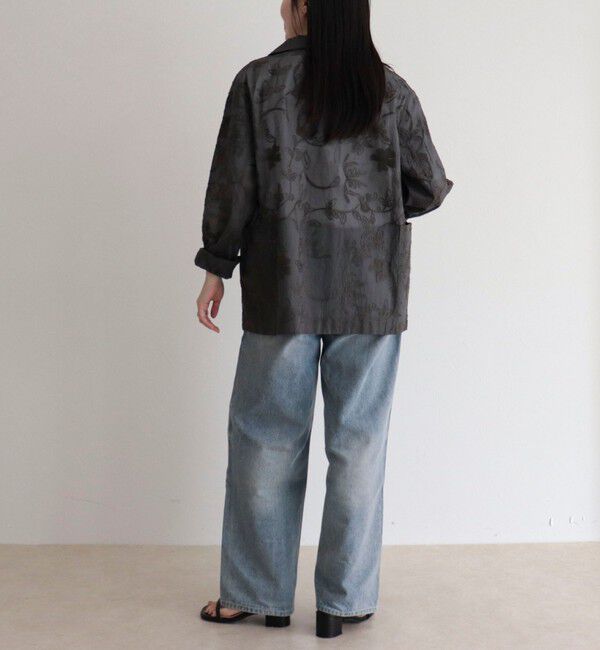 fredy emue「【MADE IN INDIA】シアー刺繍ジャケット」|テーラードジャケット|