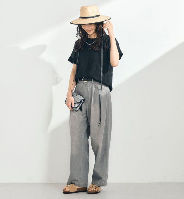 fredy emue「シアーレイヤード半袖ブラウス」|シャツ・ブラウス|