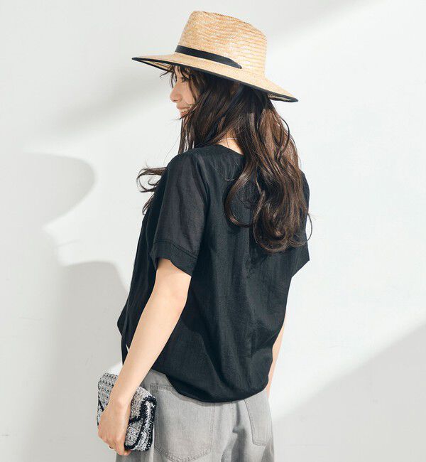 fredy emue「シアーレイヤード半袖ブラウス」|シャツ・ブラウス|