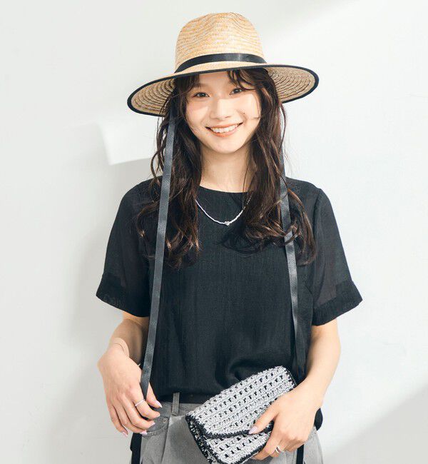 fredy emue「シアーレイヤード半袖ブラウス」|シャツ・ブラウス|
