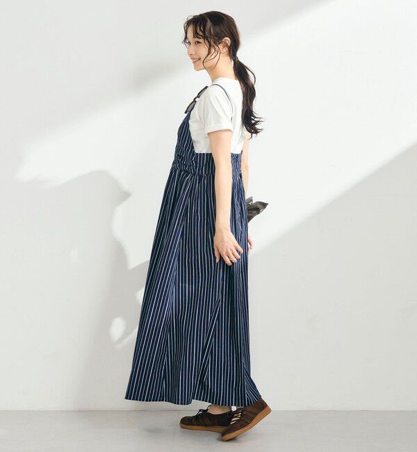 fredy emue「ストライプギャザーキャミワンピース」|ワンピース|