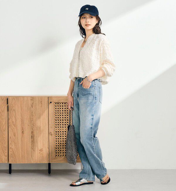 fredy emue「シアーレースZIPブルゾン」|ブルゾン・スタジャン|