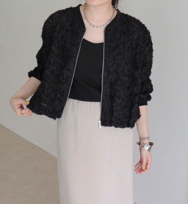 fredy emue「シアーレースZIPブルゾン」|ブルゾン・スタジャン|