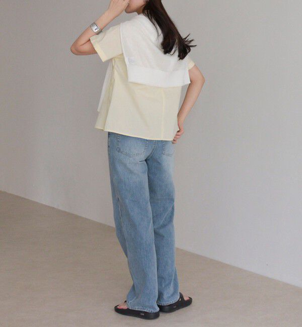 fredy emue「シャーリング半袖シャツ」|シャツ・ブラウス|