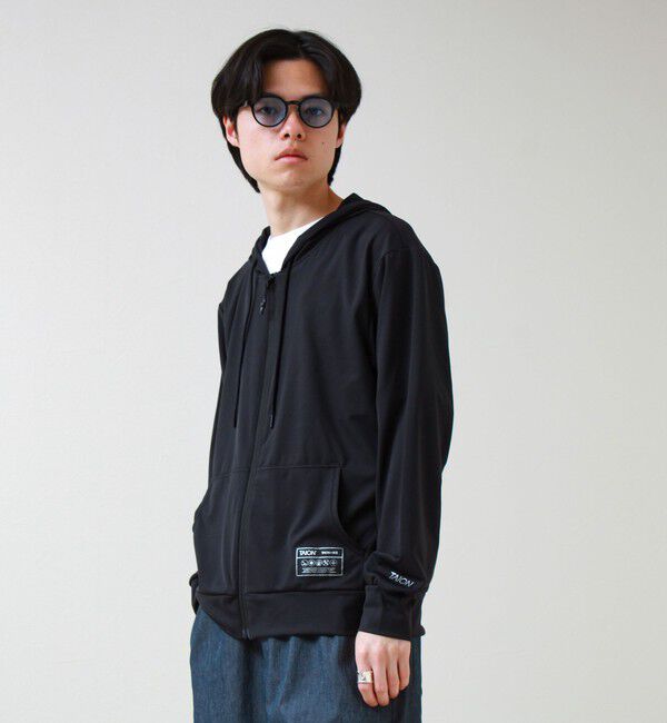 GLOSTER「【TAION/タイオン】UV DRY RASH GUARD ZIP PK」|パーカー|