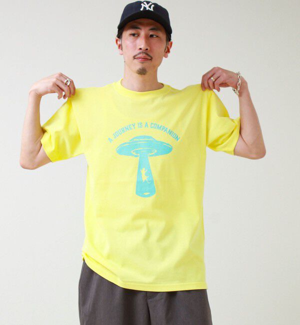 GLOSTER「【ABDUCTION】T-shirts」|Tシャツ・カットソー|イエロー