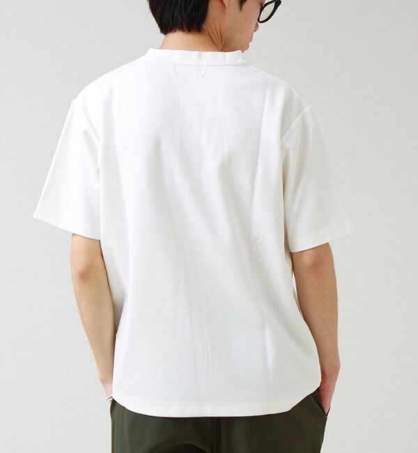 GLOSTER「【抗菌防臭】ポンチ素材 ヘンリーネックTシャツ」|Tシャツ・カットソー|
