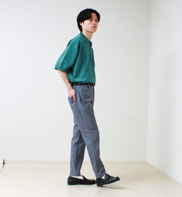 GLOSTER「【快適ストレッチ】flexibleイージーパンツ」|チノ|