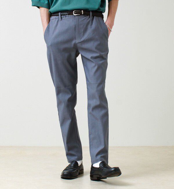 GLOSTER「【快適ストレッチ】flexibleイージーパンツ」|チノ|