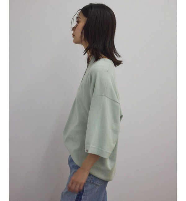 SALON adam et rope'「【J'aDoRe限定】【extreme cashmere（エクストリーム・カシミア）】deep V-neck T」|ニット・セーター|