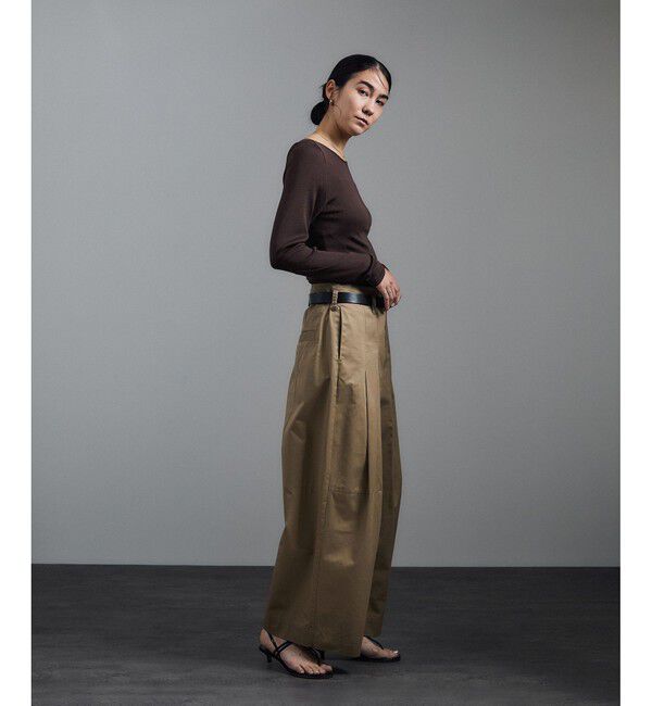 SALON adam et rope'「Hug Silkラウンドネックプルオーバー 2 / 新色追加」|Tシャツ・カットソー|