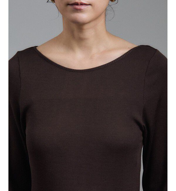 SALON adam et rope'「Hug Silkラウンドネックプルオーバー 2 / 新色追加」|Tシャツ・カットソー|