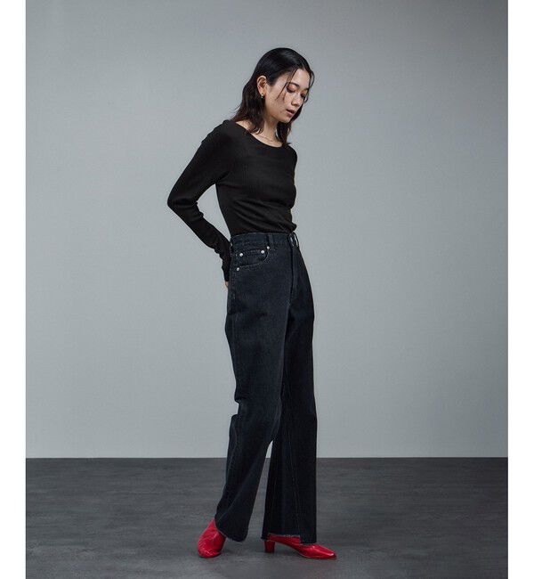 SALON adam et rope'「Hug Silkラウンドネックプルオーバー 2 / 新色追加」|Tシャツ・カットソー|